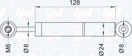 IPD 11-0015 - Vibration Damper, v-ribbed belt autospares.lv