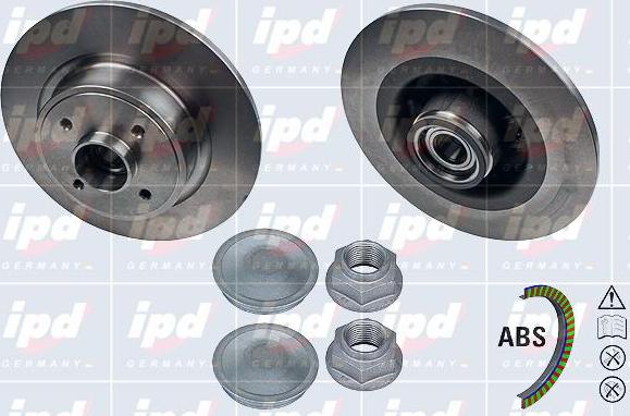 IPD 34-2037 - Brake Disc autospares.lv