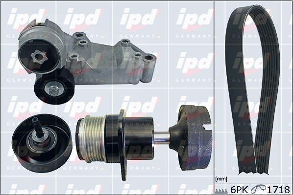 IPD 20-1855 - V-Ribbed Belt Set autospares.lv