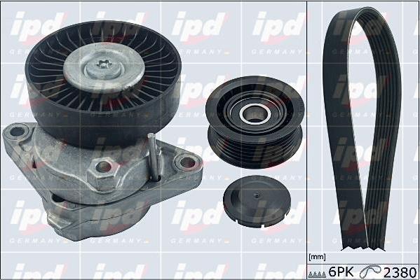 IPD 20-1852 - V-Ribbed Belt Set autospares.lv