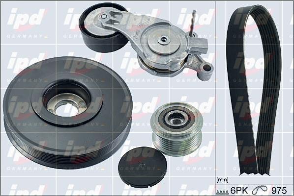 IPD 20-1860 - V-Ribbed Belt Set autospares.lv