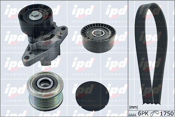 IPD 20-1867 - V-Ribbed Belt Set autospares.lv