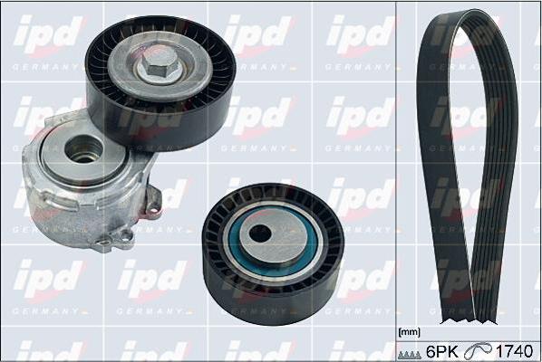 IPD 20-1809 - V-Ribbed Belt Set autospares.lv