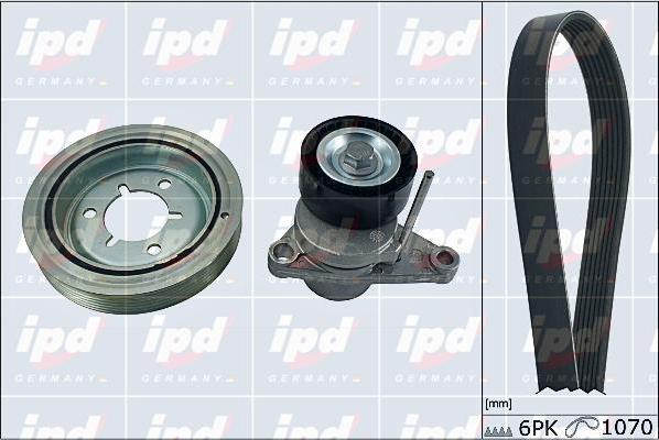 IPD 20-1870 - V-Ribbed Belt Set autospares.lv