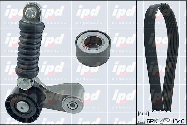 IPD 20-1796 - V-Ribbed Belt Set autospares.lv