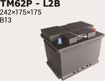 IPSA TM62P - Starter Battery autospares.lv