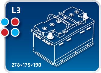 IPSA TME65 - Starter Battery autospares.lv