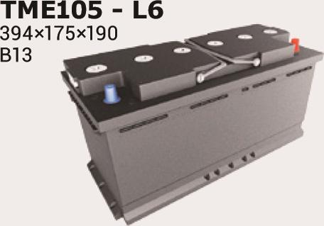 IPSA TME105 - Starter Battery autospares.lv