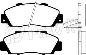 IPS Parts IBD-1432 - Brake Pad Set, disc brake autospares.lv