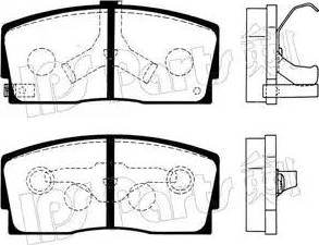 IPS Parts IBD-1606 - Brake Pad Set, disc brake autospares.lv