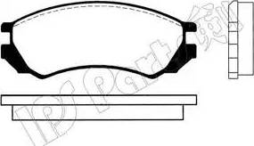 IPS Parts IBD-1010 - Brake Pad Set, disc brake autospares.lv