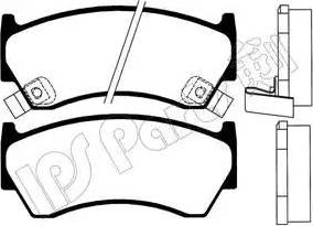 IPS Parts IBD-1191 - Brake Pad Set, disc brake autospares.lv