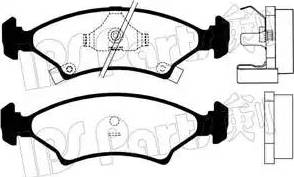 IPS Parts IBD-1398 - Brake Pad Set, disc brake autospares.lv