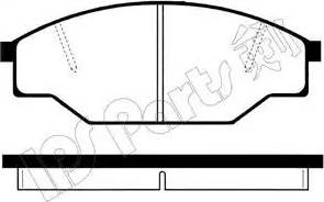 IPS Parts IBD-1247 - Brake Pad Set, disc brake autospares.lv