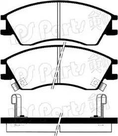 IPS Parts IBD-1710 - Brake Pad Set, disc brake autospares.lv