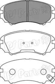 IPS Parts IBD-1H10 - Brake Pad Set, disc brake autospares.lv