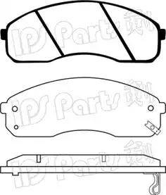 IPS Parts IBD-1K05 - Brake Pad Set, disc brake autospares.lv