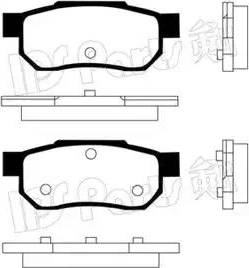 IPS Parts IBR-1425 - Brake Pad Set, disc brake autospares.lv