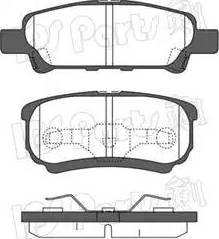 IPS Parts IBR-1591 - Brake Pad Set, disc brake autospares.lv