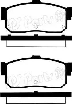 IPS Parts IBR-1127 - Brake Pad Set, disc brake autospares.lv