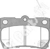 IPS Parts IBR-1298 - Brake Pad Set, disc brake autospares.lv