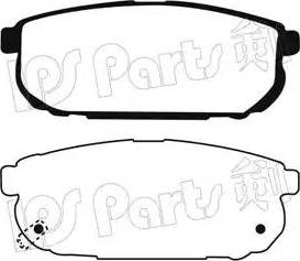 IPS Parts IBR-1K03 - Brake Pad Set, disc brake autospares.lv