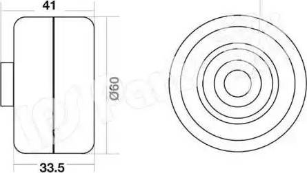 IPS Parts ITB-6008 - Tensioner, timing belt autospares.lv