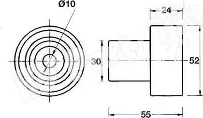 IPS Parts ITB-6108 - Tensioner, timing belt autospares.lv