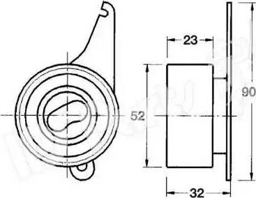 IPS Parts ITB-6303 - Tensioner, timing belt autospares.lv