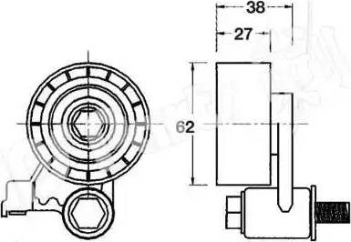 IPS Parts ITB-6329 - Tensioner, timing belt autospares.lv