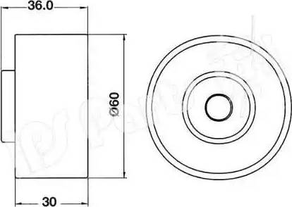 IPS Parts ITB-6201 - Tensioner, timing belt autospares.lv