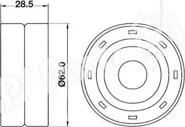 IPS Parts ITB-6225 - Tensioner, timing belt autospares.lv