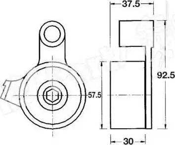 IPS Parts ITB-6227 - Tensioner, timing belt autospares.lv