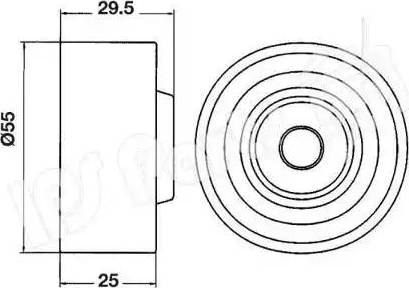 IPS Parts ITB-6H02 - Tensioner, timing belt autospares.lv