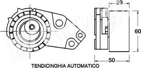 IPS Parts ITB-6W04 - Tensioner, timing belt autospares.lv