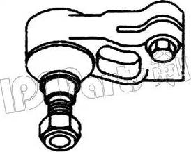 IPS Parts ITR-10D51L - Tie Rod End autospares.lv