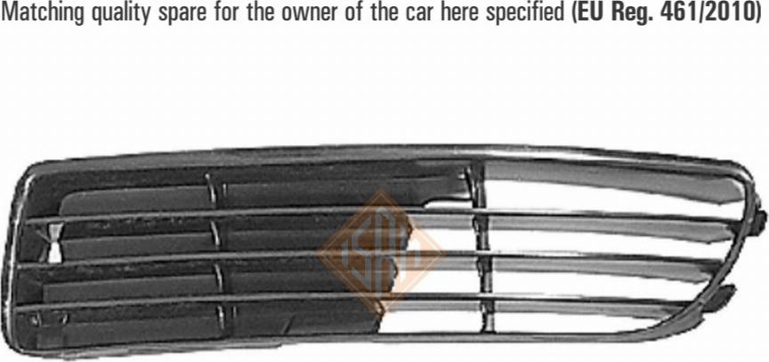 Isam 1701712 - Ventilation Grille, bumper autospares.lv