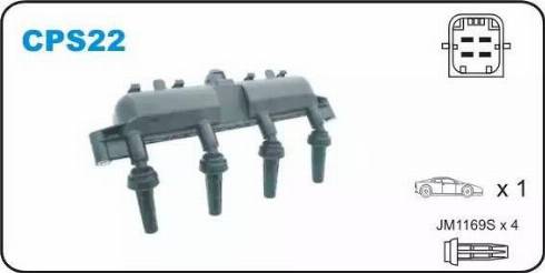 Janmor CPS22 - Ignition Coil autospares.lv