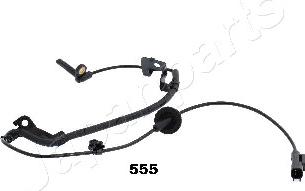 Japanparts ABS-555 - Sensor, wheel speed autospares.lv