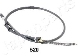 Japanparts BC-520 - Cable, parking brake autospares.lv