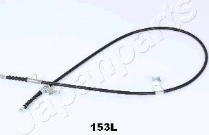 Japanparts BC-153L - Cable, parking brake autospares.lv