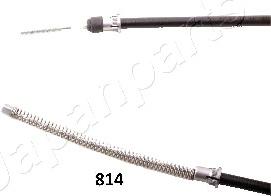 Japanparts BC-814 - Cable, parking brake autospares.lv