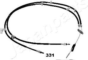 Japanparts BC-331 - Cable, parking brake autospares.lv