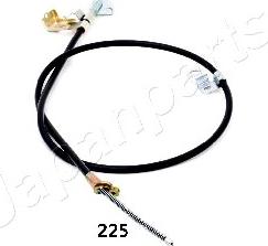 Japanparts BC-225 - Cable, parking brake autospares.lv