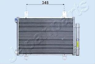 Japanparts CND142009 - Condenser, air conditioning autospares.lv