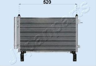 Japanparts CND313015 - Condenser, air conditioning autospares.lv