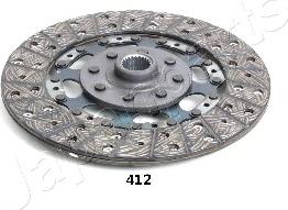 Japanparts DF-412 - Clutch Disc autospares.lv