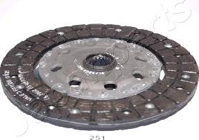 Japanparts DF-251 - Clutch Disc autospares.lv