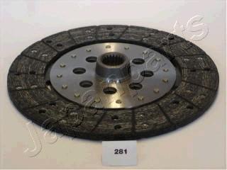 Japanparts DF-281 - Clutch Disc autospares.lv