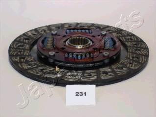 Japanparts DF-231 - Clutch Disc autospares.lv